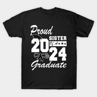 Proud sister of a 2024 Graduate Class of 2024 Senior T-Shirt